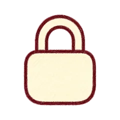 安全な記録の保管を表す鍵のアイコン